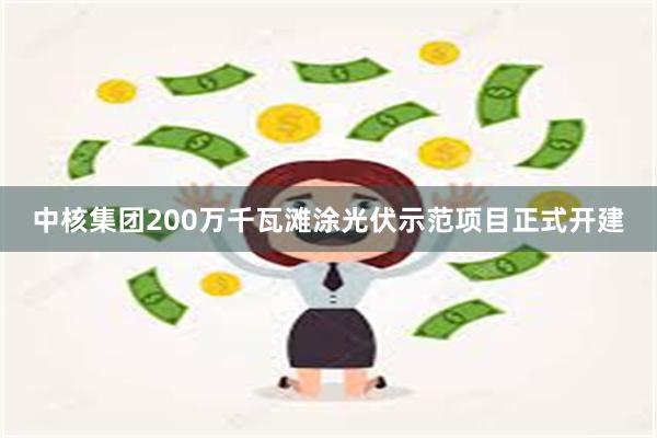 中核集团200万千瓦滩涂光伏示范项目正式开建