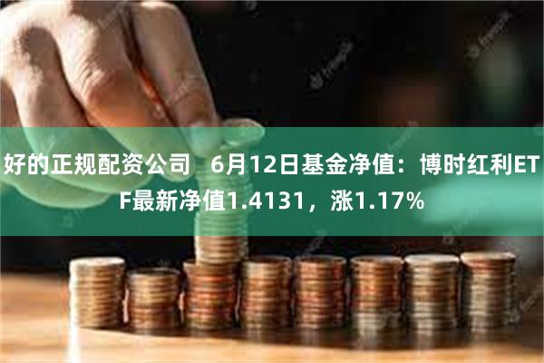 好的正规配资公司   6月12日基金净值：博时红利ETF最新净值1.4131，涨1.17%